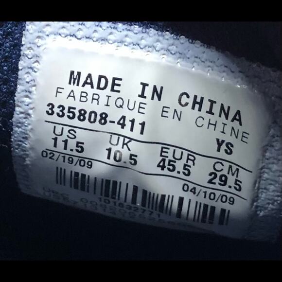 Nike Air Prestige 2 CAROLINA UNC BLUE Size 11.5 335808-411 Athletic Shoe - Picture 10 of 10